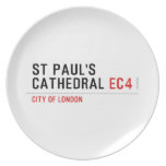 ST PAUL'S CATHEDRAL  Plates
