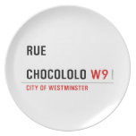 Rue  chocololo  Plates