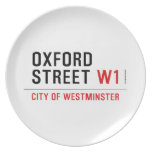 oxford street  Plates
