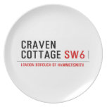 craven cottage  Plates