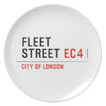 FLEET  STREET  Plates