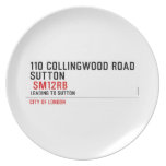 110 collingwood road  Sutton    Plates