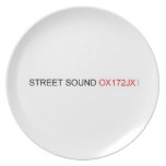 STREET Sound  Plates
