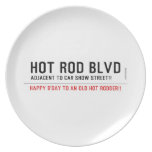 Hot Rod Blvd  Plates