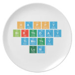 Happy
  birthday 
 Timothy 
 Lum  Plates