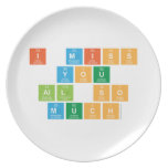 I Miss
  you 
 all So
 Much  Plates