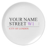 Your Name Street  Plates
