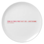 Rosh Is Peng Street  Plates