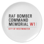 raf bomber command memorial  Plates