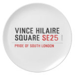 Vince hilaire Square  Plates