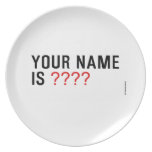Your Name is  Plates