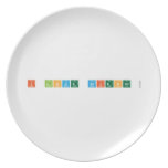 I love Science   Plates