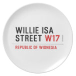 willie isa Street  Plates