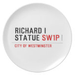 richard i statue  Plates