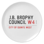 J.B. BROPHY COUNCIL  Plates