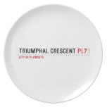 Triumphal Crescent  Plates