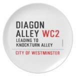 Diagon  Alley  Plates