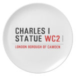 charles i statue  Plates