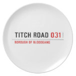 TITCH ROAD  Plates