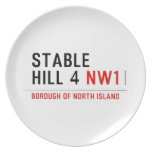 stable hill 4  Plates