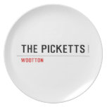 the picketts  Plates