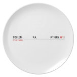 COLLEN.             KA.                 ATHINY  Plates