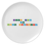 keep calm 
 and 
 love chemistry  Plates
