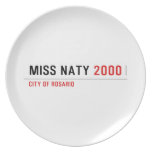 Miss Naty  Plates