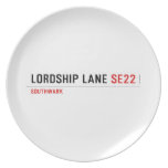 Lordship lane  Plates