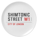 Shimtonic Street  Plates
