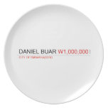 DANIEL BUAR  Plates