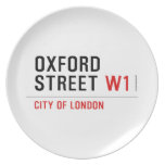 oxford street  Plates