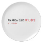 Amanda Ellis  Plates