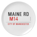 MAINE RD   Plates