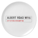 Albert Road  Plates