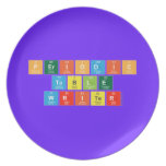 Periodic
 Table
 Writer  Plates