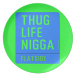 thug life  nigga  Plates
