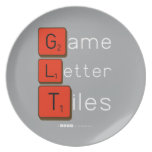Game
 Letter
 Tiles  Plates