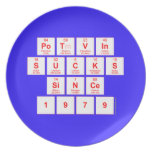 Potvin
 SUCKS
 Since
 1979  Plates