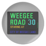 Weegee Road  Plates