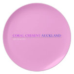 coral cresent  Plates