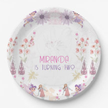 Plates with Fairy Design