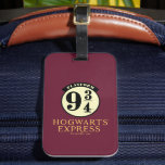 Platform 9¾ Hogwarts Express Icon Luggage Tag<br><div class="desc">Travel in magical style with this luggage tag featuring the iconic Platform 9¾ and Hogwarts Express design. Perfect for fans of Harry Potter,  this tag is a fun and practical way to showcase your love for the wizarding world while keeping your belongings safe.</div>