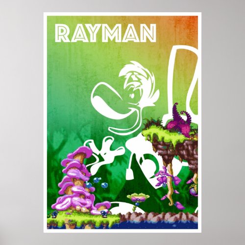 PLATFORM GAMES Rayman  Dream Forest Poster