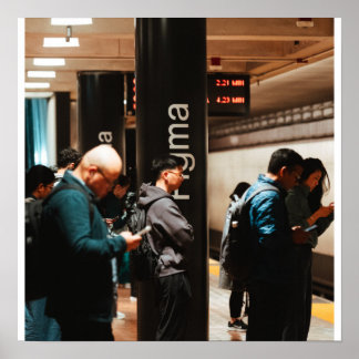 Platform Wait Poster