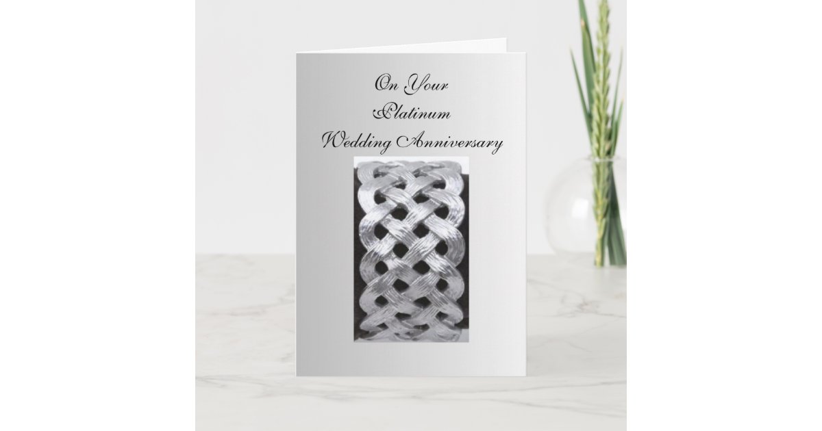 Ling Design Bouquet 70th Platinum Wedding Anniversary Card Ling Design Bouquet 70th Platinum Wedding Anniversary Card