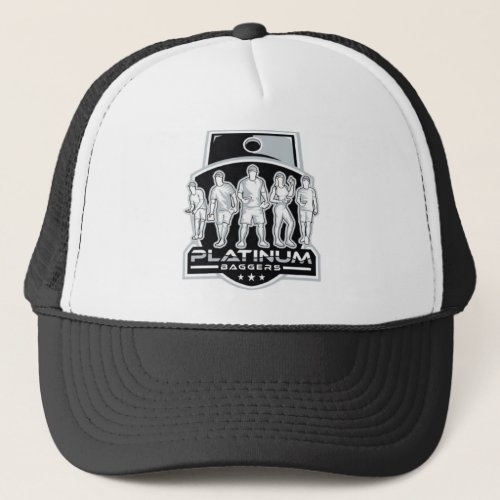 Platinum Baggers Logo Hat Ride in Style Trucker Hat