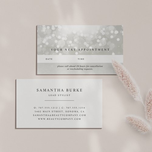 Platinum Glow Appointment Cards