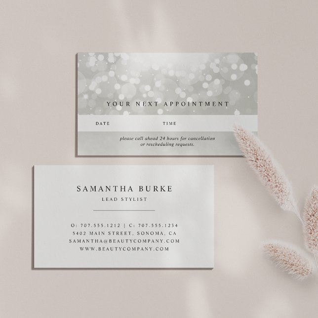 Platinum Glow Appointment Cards (Creator Uploaded)