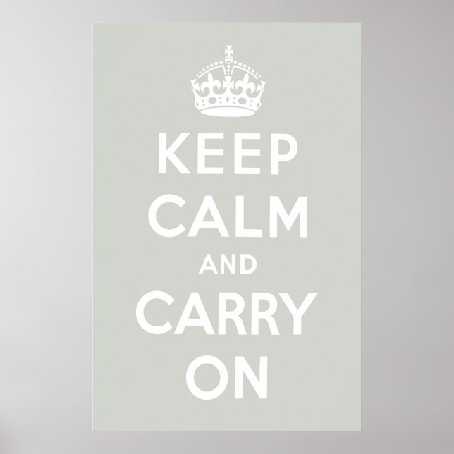 Platinum Gray Poster (Front)